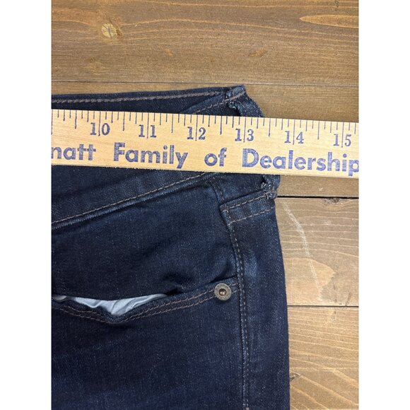 Banana Republic Slim Bootcut Jeans Petite 26/2 Dark Wash Cotton/Polyester/Spande - Picture 6 of 6
